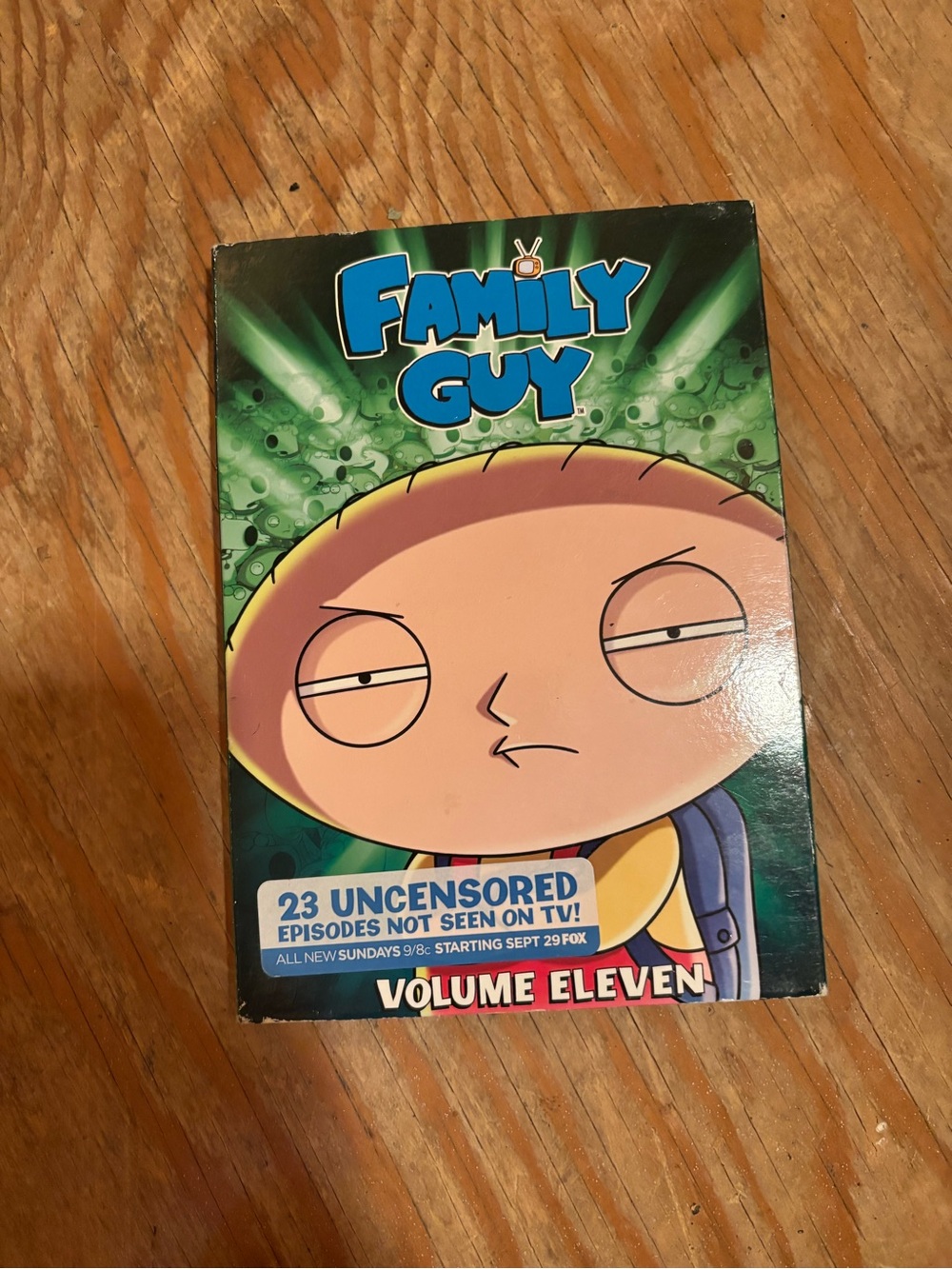 Family Guy Volume Eleven DVD - Green Cover